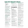 Microsoft Excel 2003 Advanced & Macros Quick Reference Guide (Cheat Sheet of Instructions, Tips & Shortcuts - Laminated)