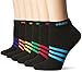 adidas Women's Superlite Low Cut Sock (6-Pair), Black Bold Pink Flash Red Bright Yellow Bright Cya, Medium, (Shoe Size 5-10)