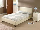 Snuggle Beds Nadia 4ft Cream Small Double Bed Frame