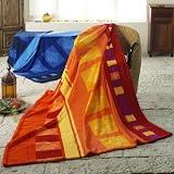 Kuscheldecke Super Soft Microfaser TAGESDECKE Ornament   blau kuscheldecken
