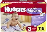 Huggies Little Movers Diapers Junior Pack - Size 3 116ct.