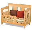 Antique Walnut Atlantic Furniture Versailles 4-in-1 Convertible Wood Baby Crib Antique Walnut Atlantic Furniture Versailles 4-in-1 Convertible Wood Baby Crib