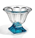 9D Blue Crystal Bowl - Emerald Collection - Bohemia Crystal - Made In Czech Republic