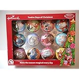 Hallmark 50th Anniversary Rudolph the Red Nosed Reindeer 12 Days of Christmas Advent Ornament Set of 12