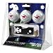 Southern Methodist Mustangs NCAA 3 Golf Ball Gift Pack w/ Spring Action Divot Tool