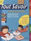 Tout savoir en maternelle Grande section