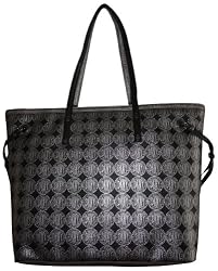 Women's DKNY Purse Handbag Tote Black/Silver