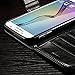 S6 Edge Case, Galaxy S6 Edge Case, Joopapa Samsung Galaxy S6 Edge Luxury Fashion Pu Leather Magnet Wallet Flip Case Cover with Built-in Credit Card/ID Card Slots for Samsung Galaxy S6 Edge (Black)