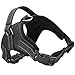 Best Dog Harness with Reflective Material Keeps Your Pet Safe While Walking and Car Rides, Instructional Guide on Product Tips, Use and FAQs Included by Roughtail Pet Supplies, Size Large, Color Black