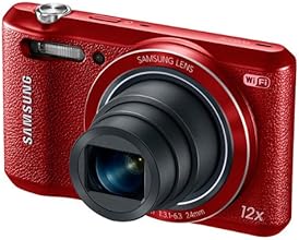 Samsung WB35F 16.2MP Smart WiFi & NFC Digital Camera with 12x Optical Zoom and 2.7" LCD (Red)