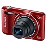 Samsung WB35F 16.2MP Smart WiFi & NFC Digital Camera with 12x Optical Zoom and 2.7" LCD (Red)