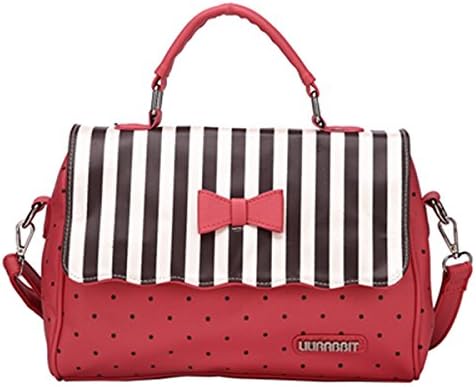Lilirabbit Girls'/ladies' Pu Faux Leather Candy Heart Envelope Clutch and Top-handle Shoulder Bag