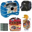 Fisher Price Kid-Tough Digital Camera - Blue with Accessory Bundle and Free Toy for Boys
