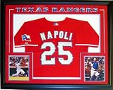 Mike Napoli Autographed Framed Texas Rangers Jersey