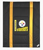 Pittsburgh Steelers Jersey Mesh Full / Queen Comforter from The Sidelines Collection by Kentex