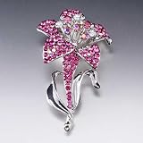Lily October Birthstone Swarovski Crystal Brooches & Pins