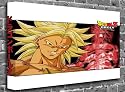 Dragonball Z - Broly Animated Comic Canvas Art Canvas Print Picture print Size: (16" x 12")