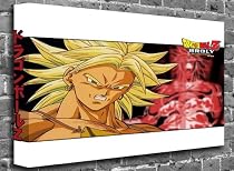 Dragonball Z - Broly Animated Comic Canvas Art Canvas Print Picture print Size: (16" x 12")