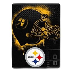 Pittsburgh Steelers NFL Tag" Micro Raschel Blanket (60"x80")"