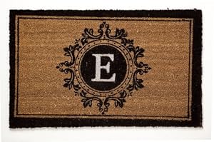 Imperial Monogram Coir Mat - E