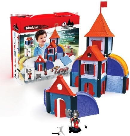 Modular Toys Town Builder (53 pcs+ 1 character)