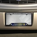 NBA Golden State Warriors Black Plastic License Plate Frame