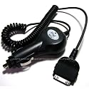 Premium iPod Touch, iPhone, iPod Video, iPod Nano, iPod Classic Car Charger w/ Blue indicator light - Black