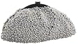 SANTI CPB5015 Beaded Pouchette,Ivory,one size