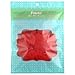 Baby Girl Toddler Cute Lace Wide Headband with Big Flower Stretch Headwear (Red)