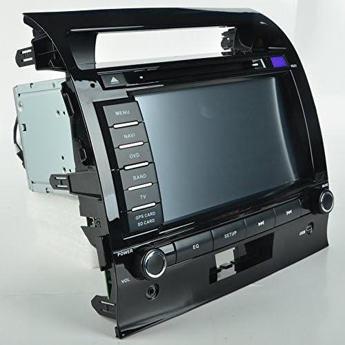 Honfox Car DVD GPS Headunit Radio for Toyota Land Cruiser 200 2008-2012 with Bluetooth 2 Zone SWC Phone Mirror