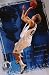 Dallas Mavericks (Dirk Nowitzki) White Wood-Mounted Sports Poster Print - 24