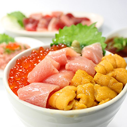 海鮮福袋 海の幸 6点セット (本鮪大トロ 目鉢鮪中トロ ウニ イクラ ネギトロ づけ)〈st1〉 [[海鮮福袋]