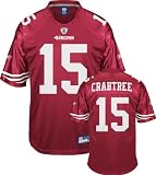 Michael Crabtree Youth Jersey: Reebok Red Replica #15 San Francisco 49ers Jersey