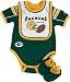 Green Bay Packers Newborn Creeper, Bib and Bootie Set - 6-9 months