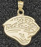 Jacksonville Jaguars Solid 14K Gold Head Pendant