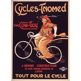 Cycles Tnomed Vintage French Advertising - Large Metal Wall Sign Retro Art 30cms x 40cms