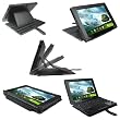igadgitz 'Guardian' Noir �tui Housse en Cuir V�ritable pour Asus Eee Pad Transformer Prime & Dock Clavier TF300 TF300T 10.1" Android Tablet