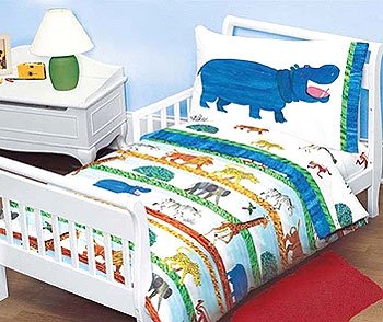 Eric Carle - African Savannah - 4pc Bedding Set - Toddler & Crib Size