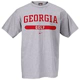 Nike Georgia Bulldogs Ash Golf T-shirt