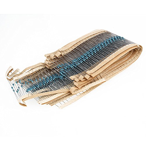 BQLZR High Precision 1/8W Watt 1K Ohm R Metal Film Resistor 0.125W 1% Pack Of 1000