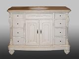 Casey (single) 48-inch Traditional Antique Marble Top Bath Vanity