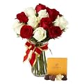 FTD Heart of the Holidays Rose Bouquet with Godiva