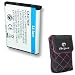 OLYMPUS LI-40B / LI-42B Equivalent Li Ion Battery for Stylus Series 7010 / FE-4000 / FE-4010 / FE-5020 / FE-340 FE-230 & Many More Digital Cameras **Includes Deluxe Digital Camera Case with built-in mirror