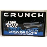 Buy Crunch PZi 2000.1D Powerzone 1-Channel D-Class Car Amplifier 2000 Watts Powered by Maxxsonics by Crunch