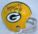 Paul Hornung Autographed/Hand Signed Green Bay Packers Mini Helmet with HOF 86 Inscription