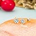Cubic Zirconia Earrings-Women's Stainless Simulated Diamond Gift For Lovers,Wife,Girlfriend,MotherWedding