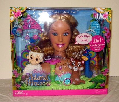 Best Price Barbie Island Princess Rosella Karaoke Styling Head
