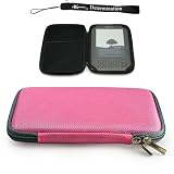 Pink Durable Nylon Cover Portfolio Case with Mesh Pocket for Amazon Kindle Wireless Reading Device, Wi-Fi, 6 Pink Durable Nylon Cover Portfolio Case with Mesh Pocket for Amazon Kindle Wireless Reading Device, Wi-Fi, 6