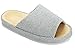 Bronze Times (TM Unisex Classic Zebra Stripe Indoor Cotton Flax House Slippers (C-Blue)