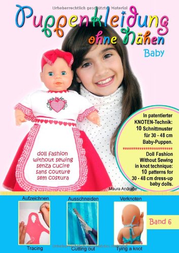 Puppenkleidung ohne Nähen - Baby,